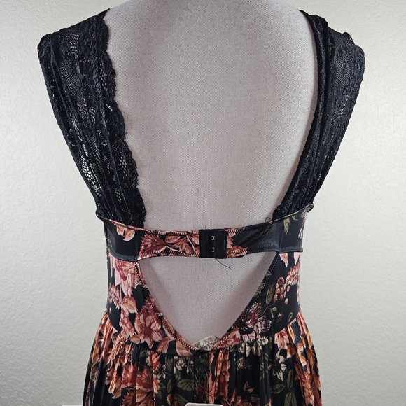 Free People X Revolve Bad For You Lace Maxi Bodysuit Dress In L NWT - Picture 7 of 12